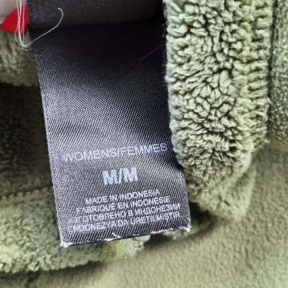 The North Face Jacket Womens Medium Green Full Zip Fleece Hiking Spring Outdoor - Picture 5 of 11